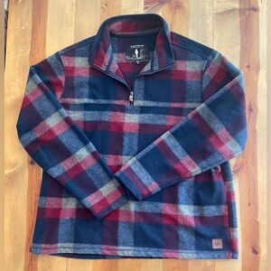 John Wayne Fleece Quarter Zip Pullover, Men's XL